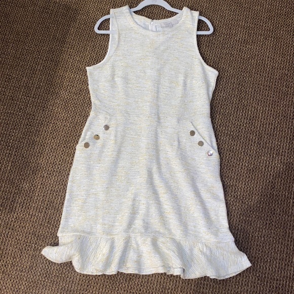 Dresses & Skirts - NWT Loft Knit Ruffle Flare Dress Sz 12